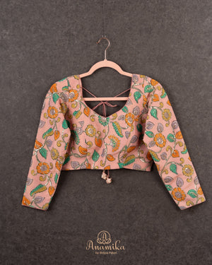 Green tissue soft silk saree with checkered design