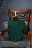 A designer blouse that’s Pure Art - Bottle Green
