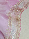Lilac Love - pretty Georgette saree in a lovely lilac hue