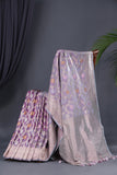 Beautiful Banarasi Silk Saree in a unique shade of lavender