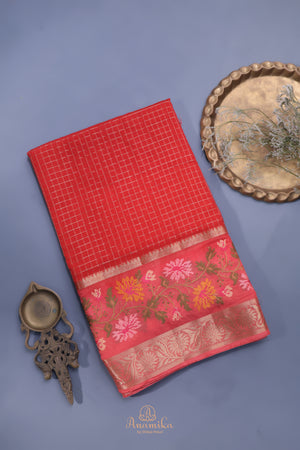 Soft Silk Chanderi Pattu - where weave meets embroidery
