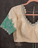 Banarasi Silk Saree in a lovely pastel aqua green shade