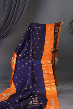 Breath taking Gadwal Pattu saree with tanjore painting border
