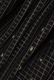 Mysore crepe silk saree in a lovely black and blush pink combo
