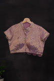 Onion pink organza tissue saree