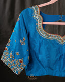 Timeless Gadwal Pattu saree in regal red color