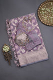 Beautiful Banarasi Silk Saree in a unique shade of lavender