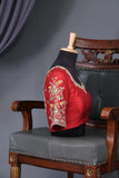 Gorgeous Red Blouse with zardosi work
