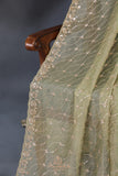 Satin Georgette Cocktail saree