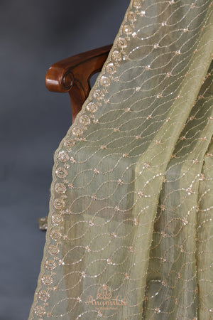 Satin Georgette Cocktail saree