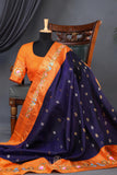 Breath taking Gadwal Pattu saree with tanjore painting border
