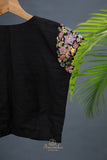 A designer blouse that’s Pure Art -  Black