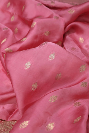 Budget Friendly Soft silk saree in pretty pink