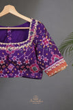 Gadwal saree with patola border and blouse