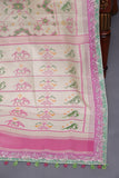 Pastel Patola with intricately designed handwork border