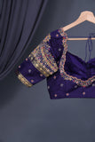 Kanjeevaram silk saree in a lovely rani pink shade