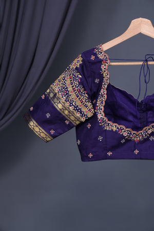 Kanjeevaram silk saree in a lovely rani pink shade