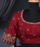 Maroon patan patola saree - a timeless weave