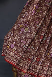 An exquisite Banarasi Cotton Jamdaani saree