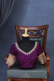 A Vintage kanjeevaram in a lovely shade of blue