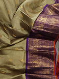 Gadwal Big Border saree in a unique color combo