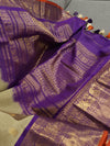 Gadwal Big Border saree in a unique color combo