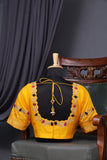 Stunning jamdaani with kanchi border in black !