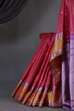 Gadwal saree with patola border and blouse