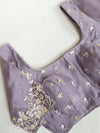Soft organza saree with all over sequins embroidery