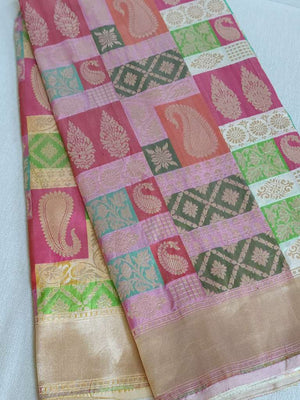 Stunning Banarasi rangkart saree - a designer piece