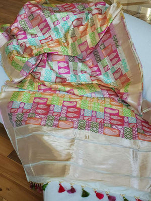 Stunning Banarasi rangkart saree - a designer piece