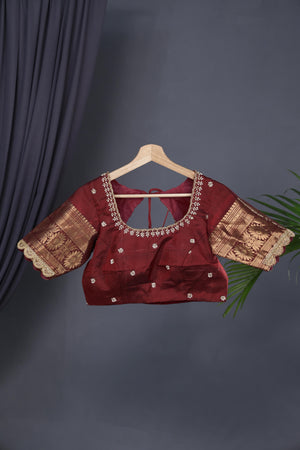 Banarasi Tissue with kanchi fusion