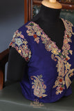 Banarasi tissue saree in luxurious rose gold shade