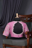 Pastel Patola with intricately designed handwork border