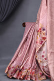 Blush Bloom Tissue Silk Saree