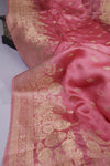 Budget Friendly Soft silk saree in pretty pink