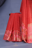 Soft Silk Chanderi Pattu - where weave meets embroidery