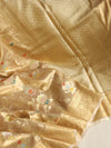 Gold Banarasi Tissue saree