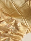 Gold Banarasi Tissue saree