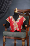 A designer blouse that’s Pure Art -  Red