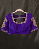 Royal and radiant purple blouse