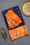 Breath taking Gadwal Pattu saree with tanjore painting border