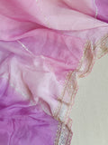 Lilac Love - pretty Georgette saree in a lovely lilac hue