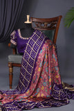 Bandini with kalamkari on modal silk