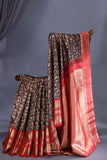 Chocolate brown premium quality kanjeevaram