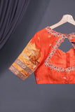 Pure Gadwal Tissue Paithani