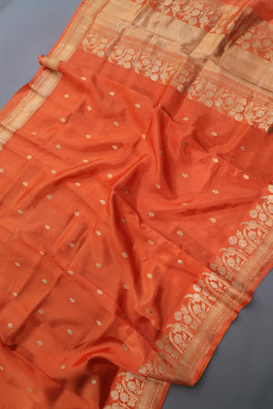 Radiant Sunset Silk Elegance