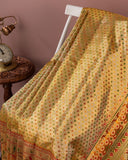 Tissue Kanjeevaram saree with a stunning paithani border