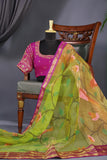 Muslin Jamdaani & Kanjeevaram Fusion