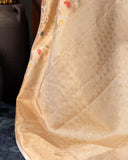 Gold Banarasi Tissue saree